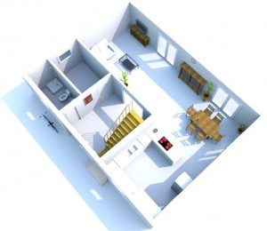 SweetHome 3D Entwurf vom Grundriss
