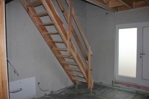 Bautreppe in Holzbauweise