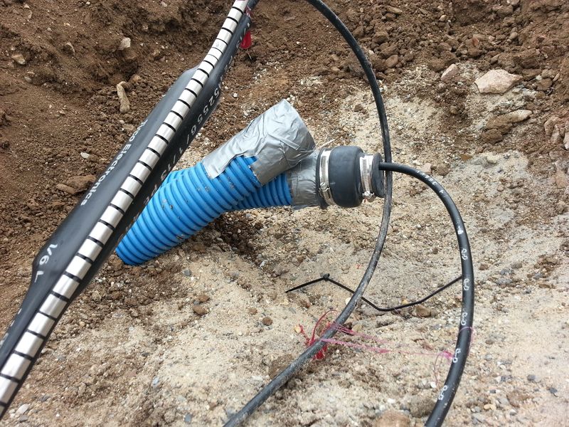 Der Telekom Hausanschluss Ist Im Hausanschlussraum Gesetzt Wir Bauen Dann Mal Ein Haus