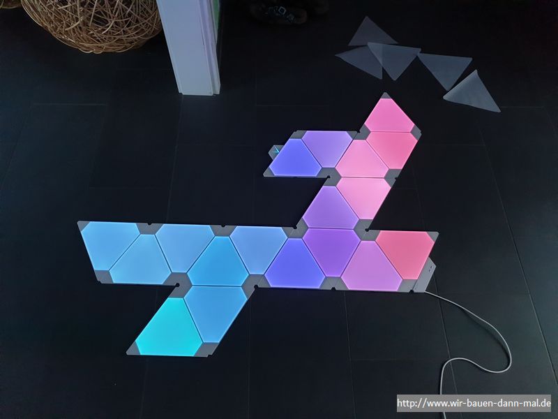 Nanoleaf Light Panels Kraftvolle Farben Und Richtig Smart Wir Bauen Dann Mal Ein Haus